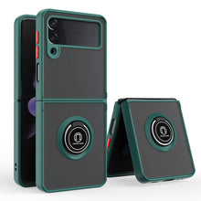 Load image into Gallery viewer, Q Shadow 1 Series TPU + PC Holder Phone Case, For Huawei P50 Pocket, For Samsung Galaxy Z Flip 3 5G