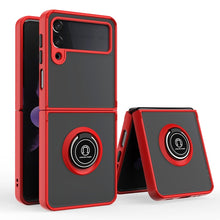 Load image into Gallery viewer, Q Shadow 1 Series TPU + PC Holder Phone Case, For Huawei P50 Pocket, For Samsung Galaxy Z Flip 3 5G