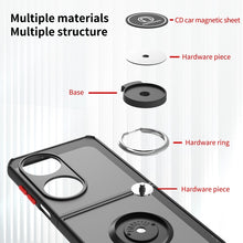 Load image into Gallery viewer, Q Shadow 1 Series TPU + PC Holder Phone Case, For Huawei P50 Pocket, For Samsung Galaxy Z Flip 3 5G