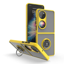Load image into Gallery viewer, Q Shadow 1 Series TPU + PC Holder Phone Case, For Huawei P50 Pocket, For Samsung Galaxy Z Flip 3 5G