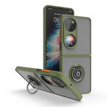 Load image into Gallery viewer, Q Shadow 1 Series TPU + PC Holder Phone Case, For Huawei P50 Pocket, For Samsung Galaxy Z Flip 3 5G