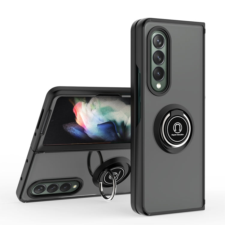 Q Shadow 1 Series TPU + PC Holder Phone Case, For Samsung Galaxy Z Fold3 5G