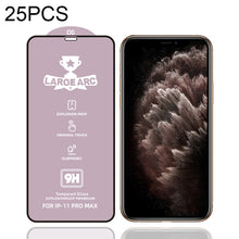 Load image into Gallery viewer, 25 PCS 9H HD High Alumina Full Screen Tempered Glass Film, For iPhone 11 (25 PCS), For iPhone 11 Pro (25 PCS), For iPhone 11 Pro Max (25 PCS)