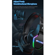 Load image into Gallery viewer, awei GM-1 USB + 3.5mm Ambient Light Gaming Headset with Microphone, GM-1
