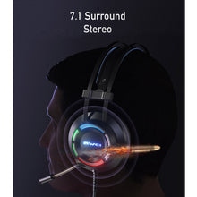 Load image into Gallery viewer, awei GM-2 USB + 3.5mm Ambient Light Gaming Wired Headset with Microphone, GM-2
