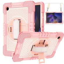 Load image into Gallery viewer, 360 Degree Rotation Contrast Color Silicone + PC Tablet Case, For Samsung Galaxy Tab A8 10.5 2021