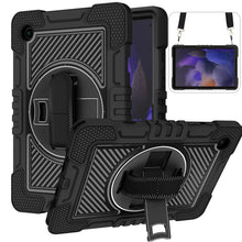 Load image into Gallery viewer, 360 Degree Rotation Contrast Color Silicone + PC Tablet Case, For Samsung Galaxy Tab A8 10.5 2021
