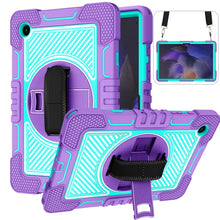 Load image into Gallery viewer, 360 Degree Rotation Contrast Color Silicone + PC Tablet Case, For Samsung Galaxy Tab A8 10.5 2021