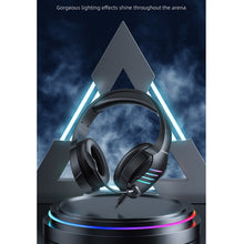Load image into Gallery viewer, awei GM-5 USB + 3.5mm Ambient Light Gaming Wired Headset with Microphone, GM-5