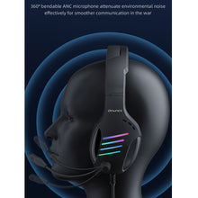 Load image into Gallery viewer, awei GM-5 USB + 3.5mm Ambient Light Gaming Wired Headset with Microphone, GM-5