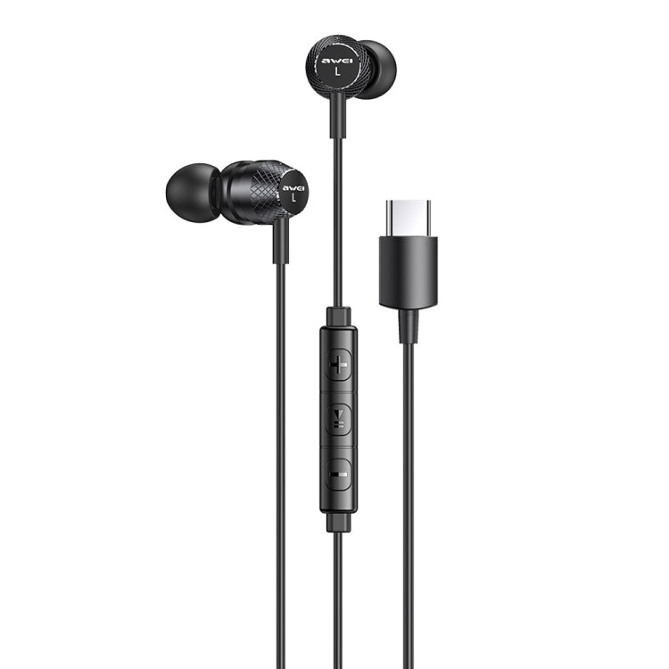 awei TC-5 Type-C / USB-C Mini Stereo In-ear Wired Earphone