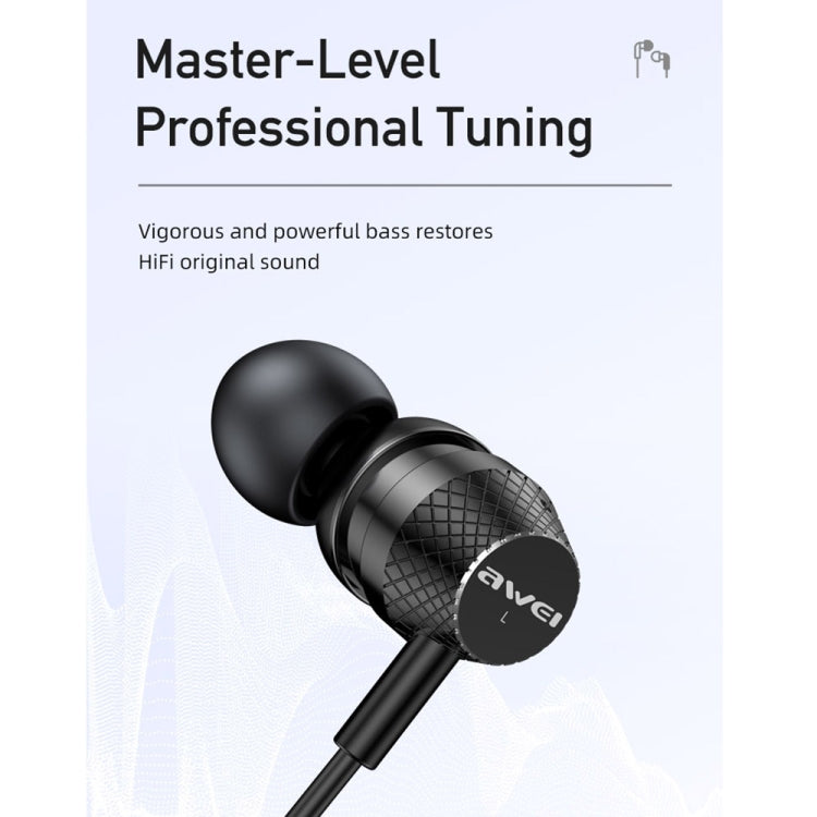 awei TC-5 Type-C / USB-C Mini Stereo In-ear Wired Earphone