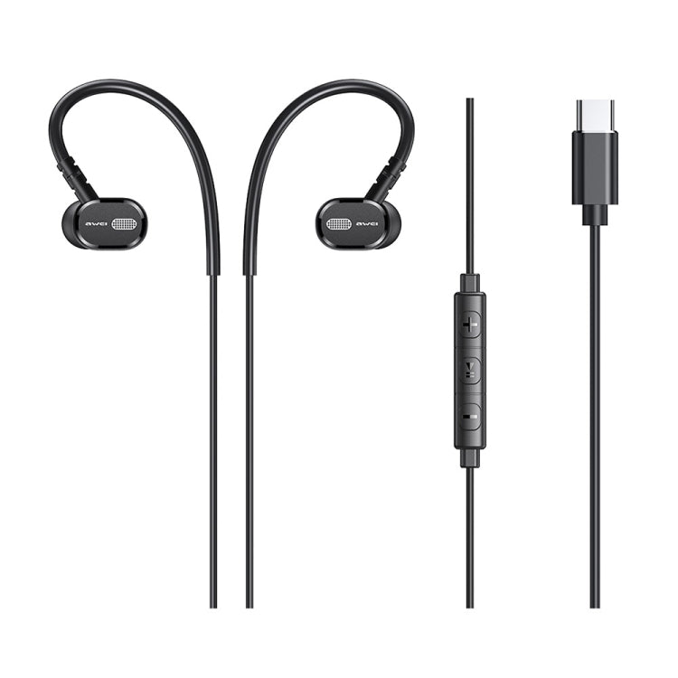 awei TC-6 Type-C / USB-C Mini Stereo In-ear Wired Earphone