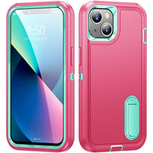 Load image into Gallery viewer, 3 in 1 Rugged Holder Phone Case, For iPhone 13, For iPhone 13 Pro, For iPhone 13 Pro Max, For iPhone 12 / 12 Pro, For iPhone 12 Pro Max, For iPhone 11