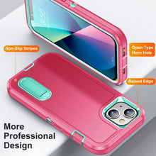 Load image into Gallery viewer, 3 in 1 Rugged Holder Phone Case, For iPhone 13, For iPhone 13 Pro, For iPhone 13 Pro Max, For iPhone 12 / 12 Pro, For iPhone 12 Pro Max, For iPhone 11