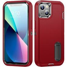 Load image into Gallery viewer, 3 in 1 Rugged Holder Phone Case, For iPhone 13, For iPhone 13 Pro, For iPhone 13 Pro Max, For iPhone 12 / 12 Pro, For iPhone 12 Pro Max, For iPhone 11
