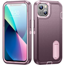 Load image into Gallery viewer, 3 in 1 Rugged Holder Phone Case, For iPhone 13, For iPhone 13 Pro, For iPhone 13 Pro Max, For iPhone 12 / 12 Pro, For iPhone 12 Pro Max, For iPhone 11