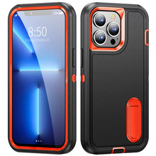 Load image into Gallery viewer, 3 in 1 Rugged Holder Phone Case, For iPhone 13, For iPhone 13 Pro, For iPhone 13 Pro Max, For iPhone 12 / 12 Pro, For iPhone 12 Pro Max, For iPhone 11