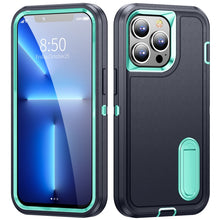 Load image into Gallery viewer, 3 in 1 Rugged Holder Phone Case, For iPhone 13, For iPhone 13 Pro, For iPhone 13 Pro Max, For iPhone 12 / 12 Pro, For iPhone 12 Pro Max, For iPhone 11