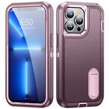Load image into Gallery viewer, 3 in 1 Rugged Holder Phone Case, For iPhone 13, For iPhone 13 Pro, For iPhone 13 Pro Max, For iPhone 12 / 12 Pro, For iPhone 12 Pro Max, For iPhone 11