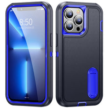 Load image into Gallery viewer, 3 in 1 Rugged Holder Phone Case, For iPhone 13, For iPhone 13 Pro, For iPhone 13 Pro Max, For iPhone 12 / 12 Pro, For iPhone 12 Pro Max, For iPhone 11