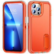 Load image into Gallery viewer, 3 in 1 Rugged Holder Phone Case, For iPhone 13, For iPhone 13 Pro, For iPhone 13 Pro Max, For iPhone 12 / 12 Pro, For iPhone 12 Pro Max, For iPhone 11