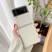 Load image into Gallery viewer, For Samsung Galaxy Z Flip4 Transparent TPU Shockproof Phone Case , For Samsung Galaxy Z Flip4