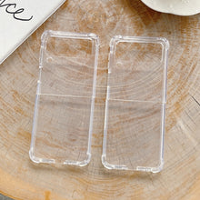 Load image into Gallery viewer, For Samsung Galaxy Z Flip4 Transparent TPU Shockproof Phone Case , For Samsung Galaxy Z Flip4