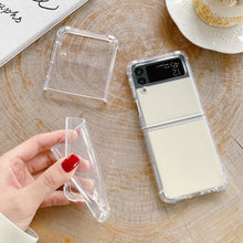 Load image into Gallery viewer, For Samsung Galaxy Z Flip4 Transparent TPU Shockproof Phone Case , For Samsung Galaxy Z Flip4