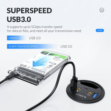 Load image into Gallery viewer, ORICO DESK-4U-BK 4 USB3.0 Port Multifunction Desktop Hub