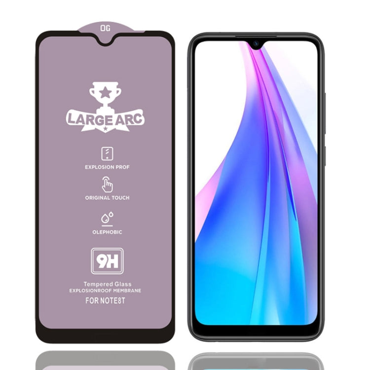 9H HD Large Arc High Alumina Full Screen Tempered Glass Film, For Xiaomi Redmi Note 8 HD(1 PC), For Xiaomi Redmi Note 8T (1 PC), For Xiaomi Mi 6X (1 PC), For Xiaomi Mi 8 Lite (1 PC), For Xiaomi Pocophone F1 (1 PC)