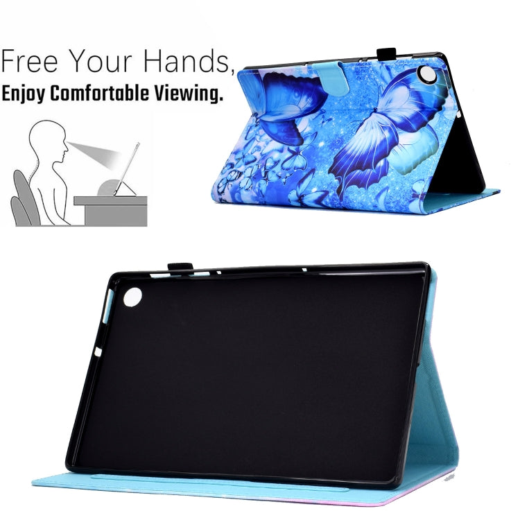Sewing Pen Slot Leather Tablet Case, For Samsung Galaxy Tab A8, For Samsung Galaxy Tab A7 Lite T220, For Samsung Galaxy Tab A 8.0 2019 T290, For Samsung Galaxy Tab A 8.0 T350, For Samsung Galaxy Tab A7 10.4 2020 T500                                    ...