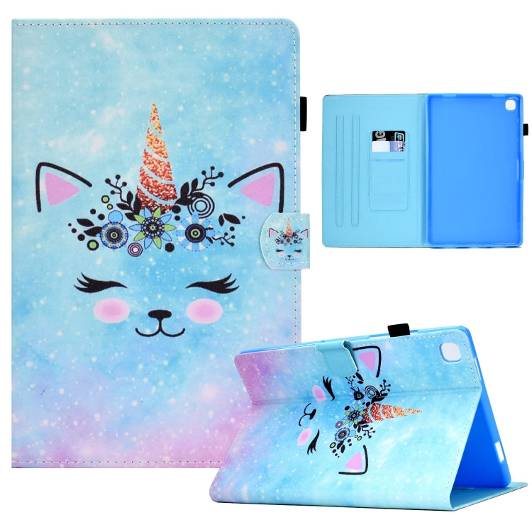 Sewing Pen Slot Leather Tablet Case, For Samsung Galaxy Tab A8, For Samsung Galaxy Tab A7 Lite T220, For Samsung Galaxy Tab A 8.0 2019 T290, For Samsung Galaxy Tab A 8.0 T350, For Samsung Galaxy Tab A7 10.4 2020 T500                                    ...