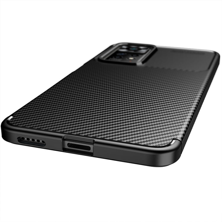 Carbon Fiber Texture Shockproof TPU Phone Case, For Xiaomi Redmi Note 11 Pro Overseas Version