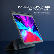 Load image into Gallery viewer, Magnetic Split Leather Smart Tablet Case, For iPad Pro 12.9 2022 / 2021, For iPad 10.2 2019 / 2020 / 2021, For iPad Pro 11 2018