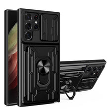 Load image into Gallery viewer, Sliding Camshield Card Phone Case, For Samsung Galaxy S22 Ultra 5G