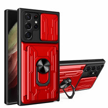 Load image into Gallery viewer, Sliding Camshield Card Phone Case, For Samsung Galaxy S22 Ultra 5G