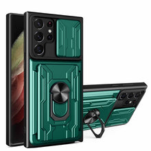 Load image into Gallery viewer, Sliding Camshield Card Phone Case, For Samsung Galaxy S22 Ultra 5G