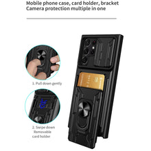 Load image into Gallery viewer, Sliding Camshield Card Phone Case, For Samsung Galaxy S22 Ultra 5G