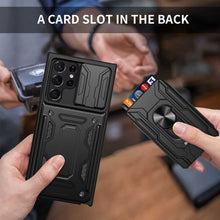 Load image into Gallery viewer, Sliding Camshield Card Phone Case, For Samsung Galaxy S22 Ultra 5G