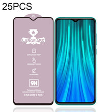 Load image into Gallery viewer, 25 PCS 9H HD Large Arc High Alumina Full Screen Tempered Glass Film, For Xiaomi Redmi Note 8 Pro HD(25 PCS), for Xiaomi Redmi Note 8T(25 PCS), For Xiaomi Redmi S2 / Y2(25 PCS), For Xiaomi Redmi Y3(25 PCS), For Xiaomi Mi 6X(25 PCS), For Xiaomi Mi 8(25 P...