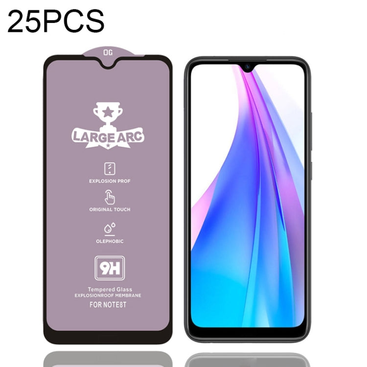 25 PCS 9H HD Large Arc High Alumina Full Screen Tempered Glass Film, For Xiaomi Redmi Note 8 Pro HD(25 PCS), for Xiaomi Redmi Note 8T(25 PCS), For Xiaomi Redmi S2 / Y2(25 PCS), For Xiaomi Redmi Y3(25 PCS), For Xiaomi Mi 6X(25 PCS), For Xiaomi Mi 8(25 P...