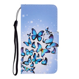 3D Colored Drawing Horizontal Flip PU Leather Case with Holder & Card Slots & Wallet, For Galaxy S20+, For Galaxy S20, For Galaxy S20 Ultra