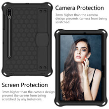 Load image into Gallery viewer, Honeycomb Design EVA + PC Tablet Case with Strap, For Samsung Galaxy Tab S8 / Tab S7