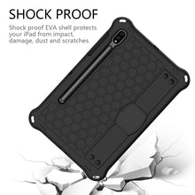 Load image into Gallery viewer, Honeycomb Design EVA + PC Tablet Case with Strap, For Samsung Galaxy Tab S8 / Tab S7