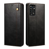Oil Wax Crazy Horse Texture Leather Phone Case, For Xiaomi Redmi Note 11S / Note 11 Foreign Version