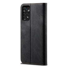 Load image into Gallery viewer, Denim Texture Flip Leather Phone Case, For Xiaomi Redmi Note 11S / Note 11 Foreign Version