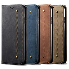 Load image into Gallery viewer, Denim Texture Flip Leather Phone Case, For Xiaomi Redmi Note 11S / Note 11 Foreign Version
