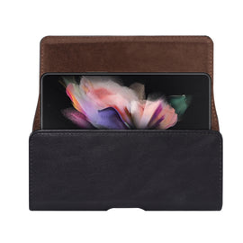 Lamb Texture Waist Hanging Phone Case, For Samsung Galaxy Z Fold3 5G