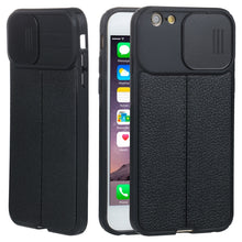 Load image into Gallery viewer, Litchi Texture Sliding Camshield TPU Protective Phone Case, For iPhone 6, For iPhone 6 Plus, For iPhone 8 Plus &amp; 7 Plus, For iPhone XS Max